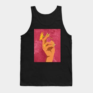 Smoking Flowers Tank Top